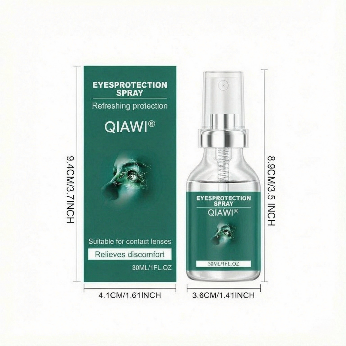QIAWI® Eye Protection Spray – Refreshing Eye Mist for Long-Lasting Hydration & Daily Eye Comfort