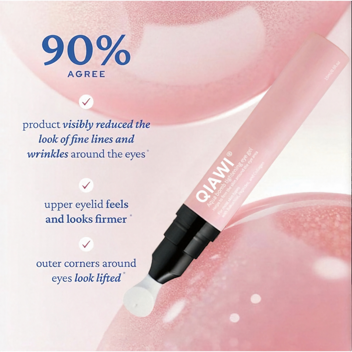 QIAWI® Water Gel Eye Serum – Long-Lasting Hydration & Nourishing Eye Care