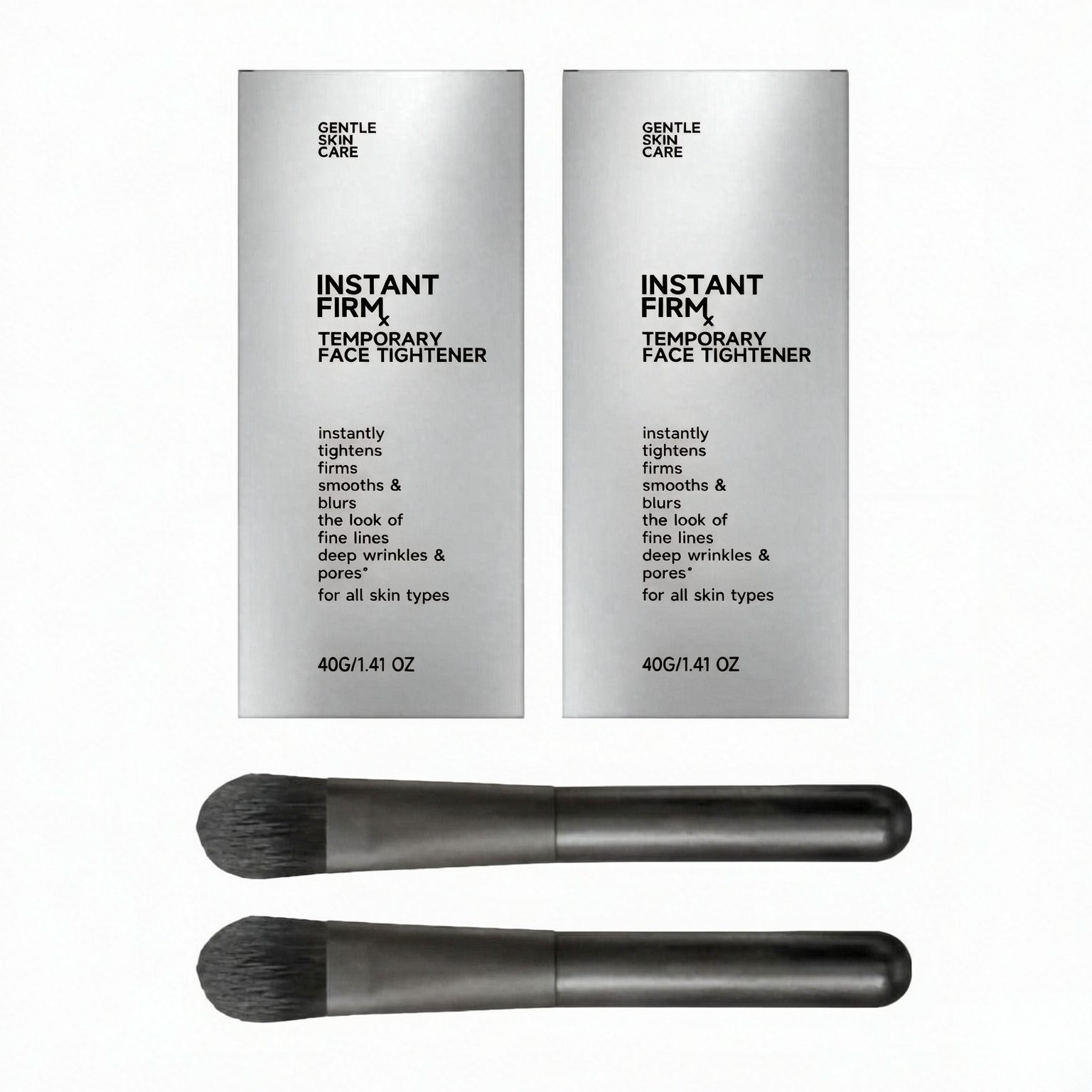 🔥 Popular Pack (2 Sets) — Cream ×2 + Brush ×2