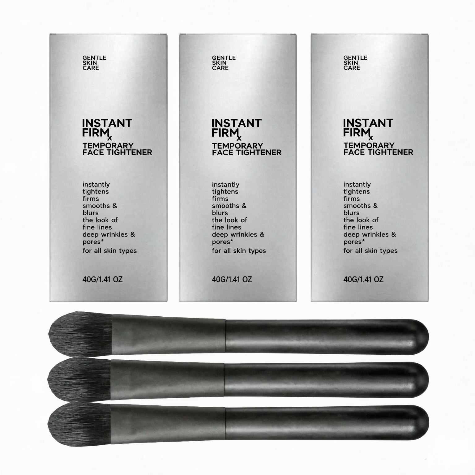 💎 Best Value (3 Sets) — Cream ×3 + Brush ×3