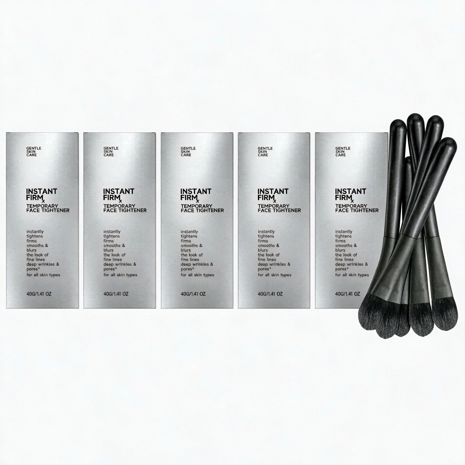 🚀 Ultimate Pack (5 Sets) — Cream ×5 + Brush ×5