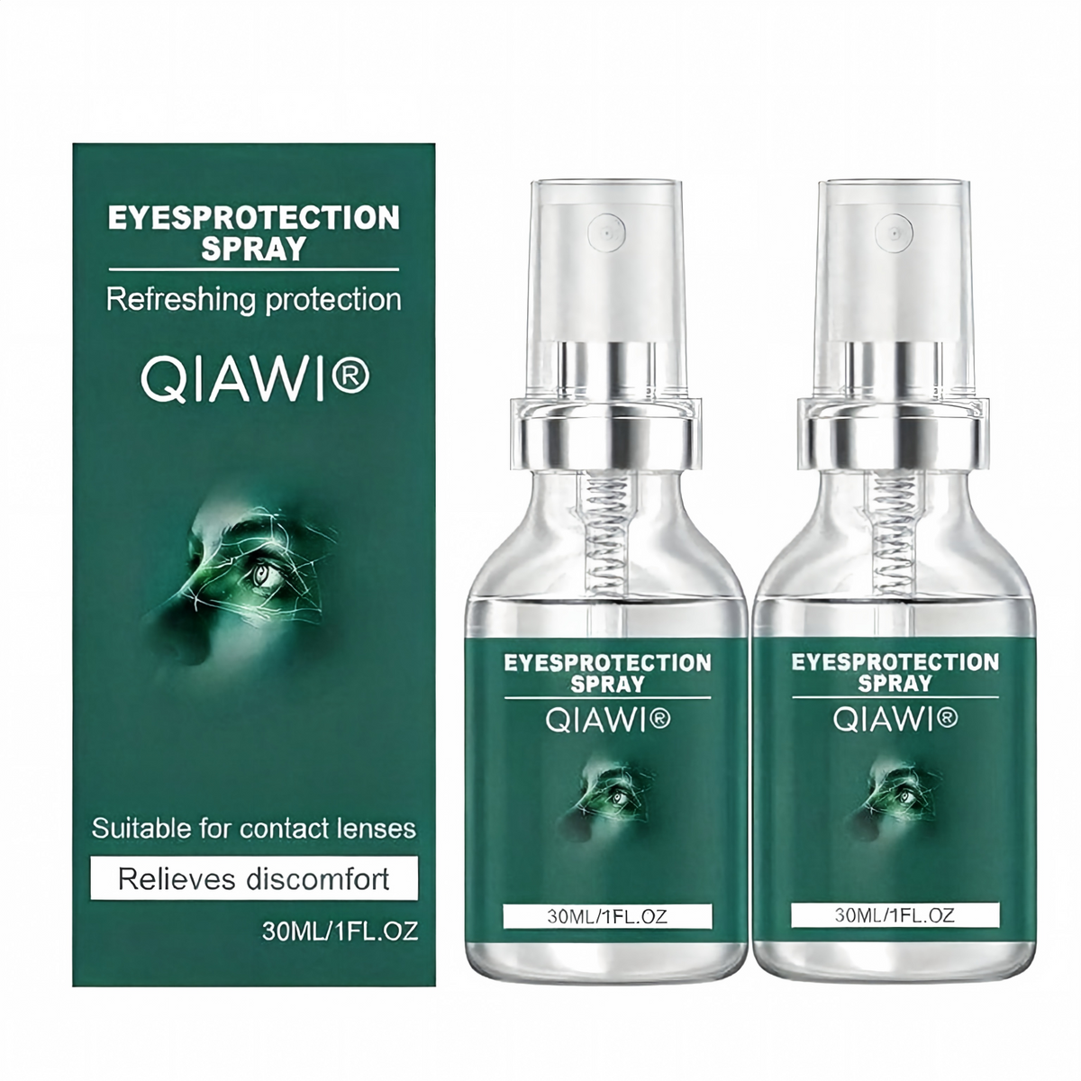 QIAWI® Eye Protection Spray – Refreshing Eye Mist for Long-Lasting Hydration & Daily Eye Comfort