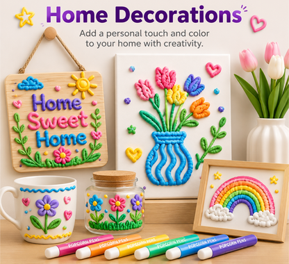 Lunamam® 3D Puffy Paint Pen – Fun DIY Art Marker for Creative Decorations