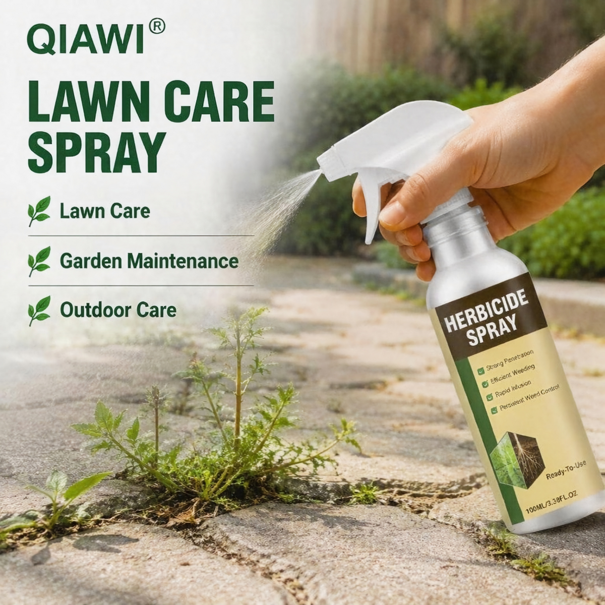 QIAWI® Lawn Care Spray – Easy Outdoor Maintenance Solution for Garden & Yard Care
