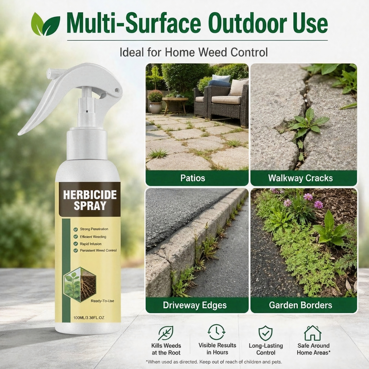 QIAWI® Lawn Care Spray – Easy Outdoor Maintenance Solution for Garden & Yard Care
