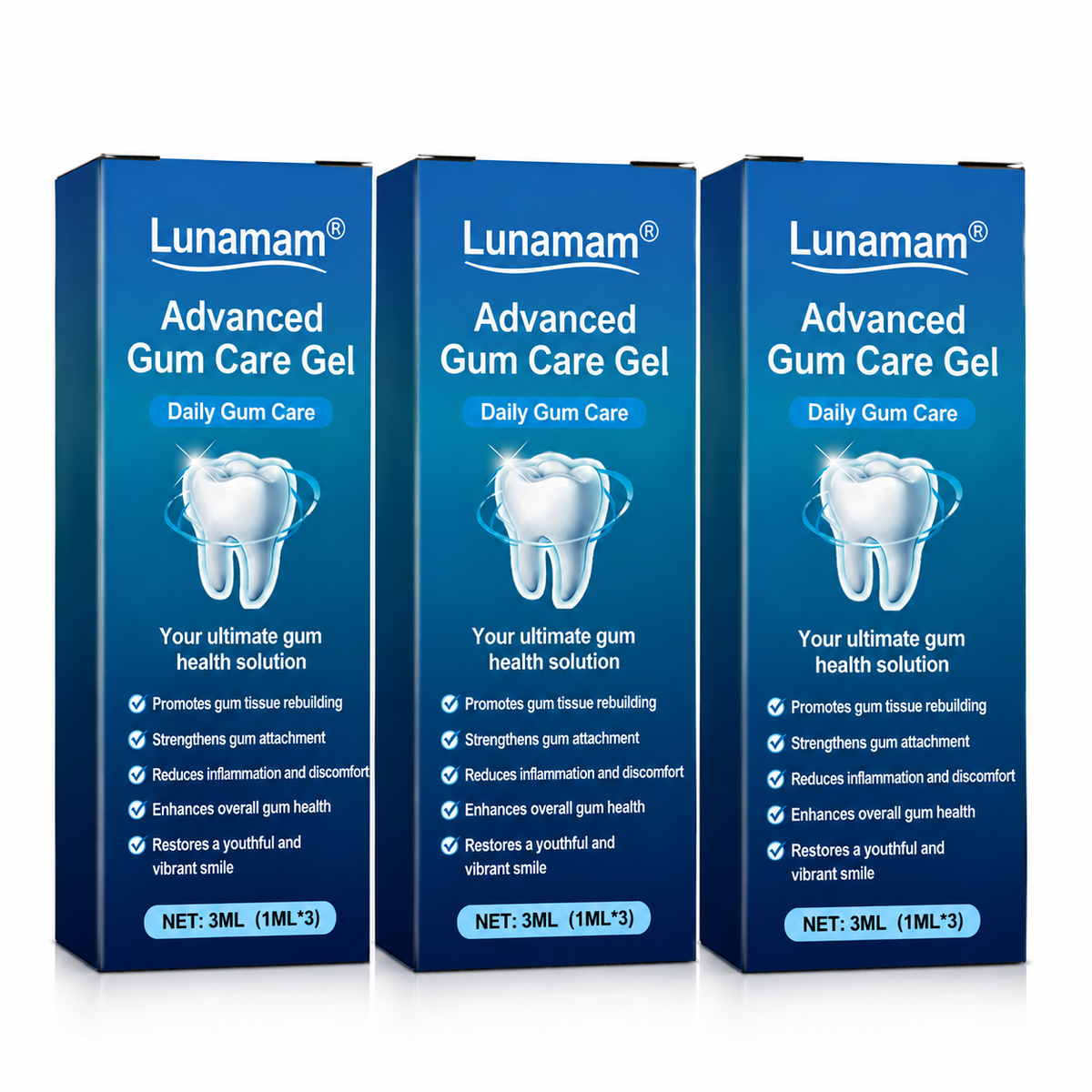 Lunamam® Advanced Gum Care Gel – Daily Oral Care Gel for a Fresh & Comfortable Smile