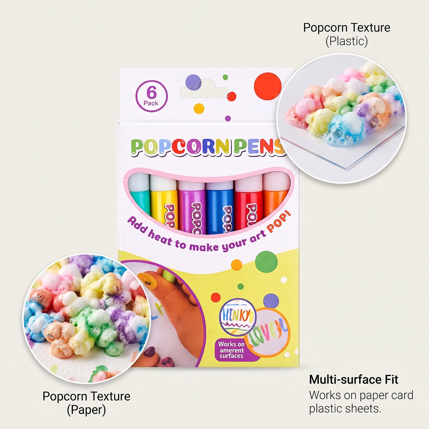 Lunamam® 3D Puffy Paint Pen – Fun DIY Art Marker for Creative Decorations