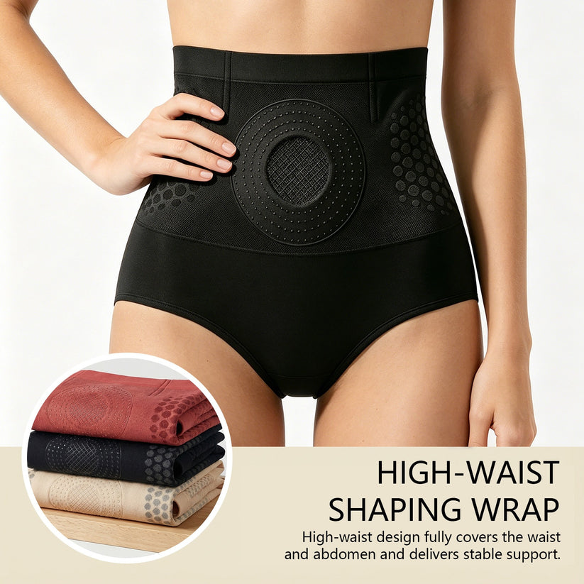 Lunamam Honeycomb High-Waist Shaping Shorts