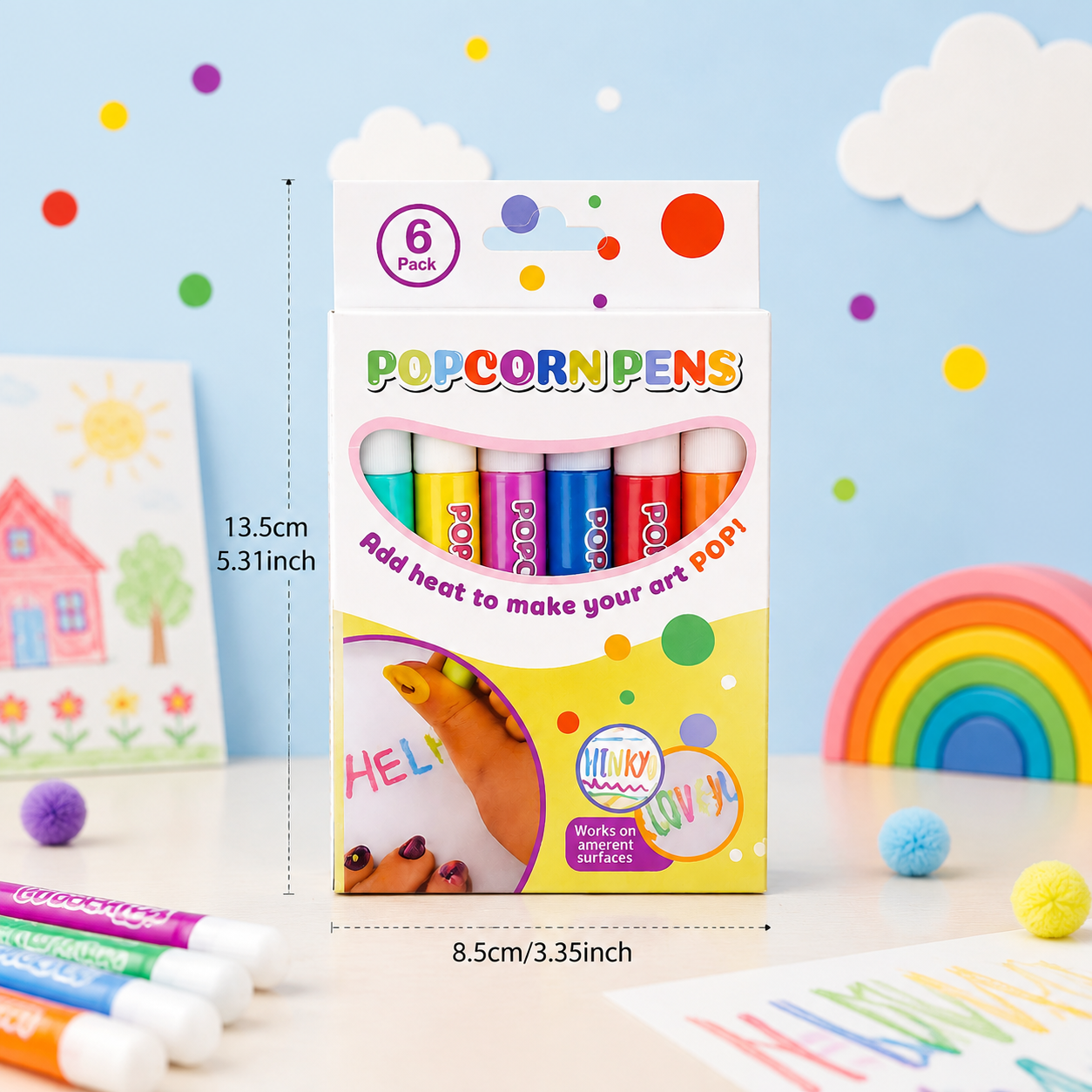 Lunamam® 3D Puffy Paint Pen – Fun DIY Art Marker for Creative Decorations