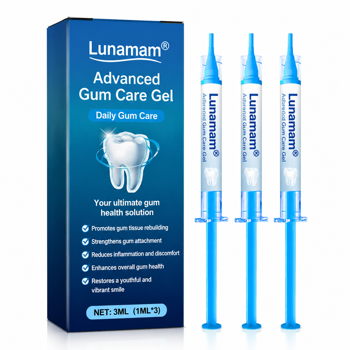 Lunamam® Advanced Gum Care Gel – Daily Oral Care Gel for a Fresh & Comfortable Smile